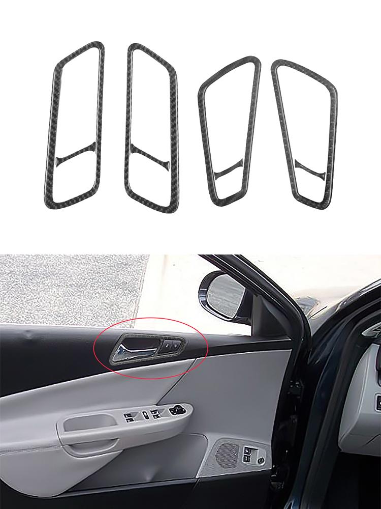 Carbon Fiber Interior Trim Sticker for Volkswagen Passat 2006-2011 - Scratch Resistant Car Styling Decoration & Protection Acces