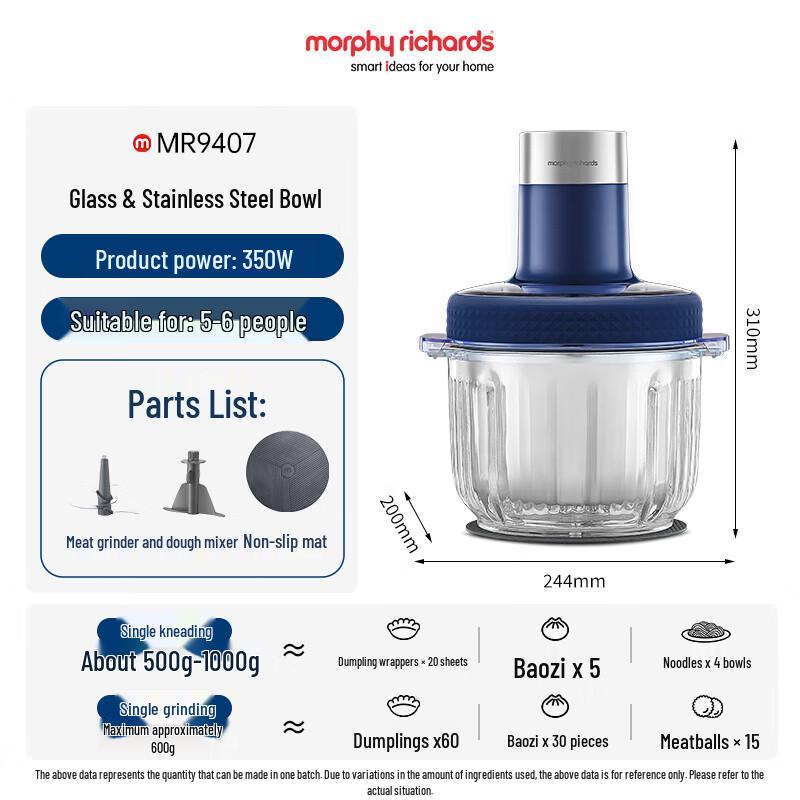 Morphy Richards Multi-functional Food Processor MR9407