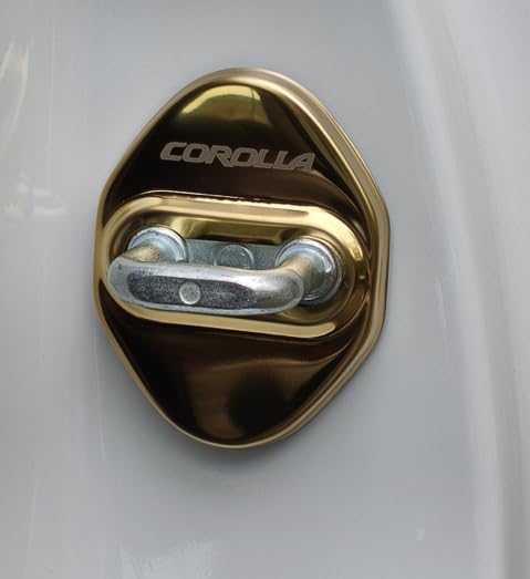 

TADOKAPATU KL-MGXJ Toyota Corolla 210 Series Striker Cover Door Lock Cover Plating Accessories Interior золотой