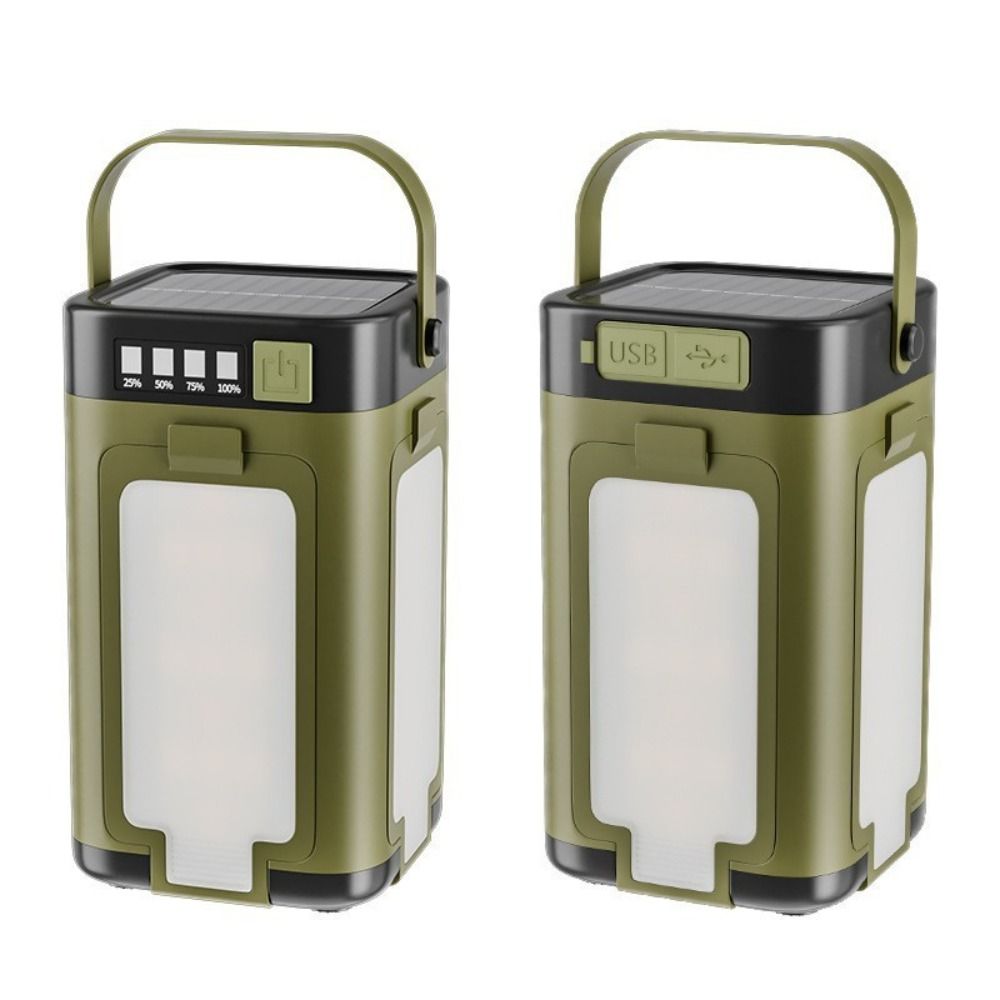 Multifunctional Camping Lantern 4-Leaf Foldable Rechargeable Lantern Emergency Light Camping