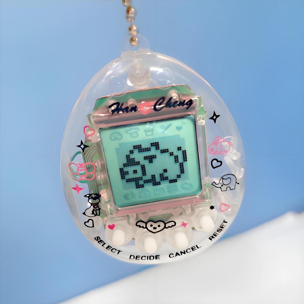 Tamagotchis Français Children'S Electronic Pet 1 Pet In A Virtual Network Children'S Digital Pet Toy Pixel Fun Gift Game Toy Key