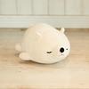 Ribuhato Marshmallow Animal Bolster Cushion Polyester White Bear Lucky 27cm