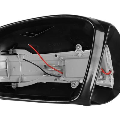 Left Door Mirror Cover with Turn Signal Lamp 2208100164 Replacement for Benz W220 W215 S320 S430