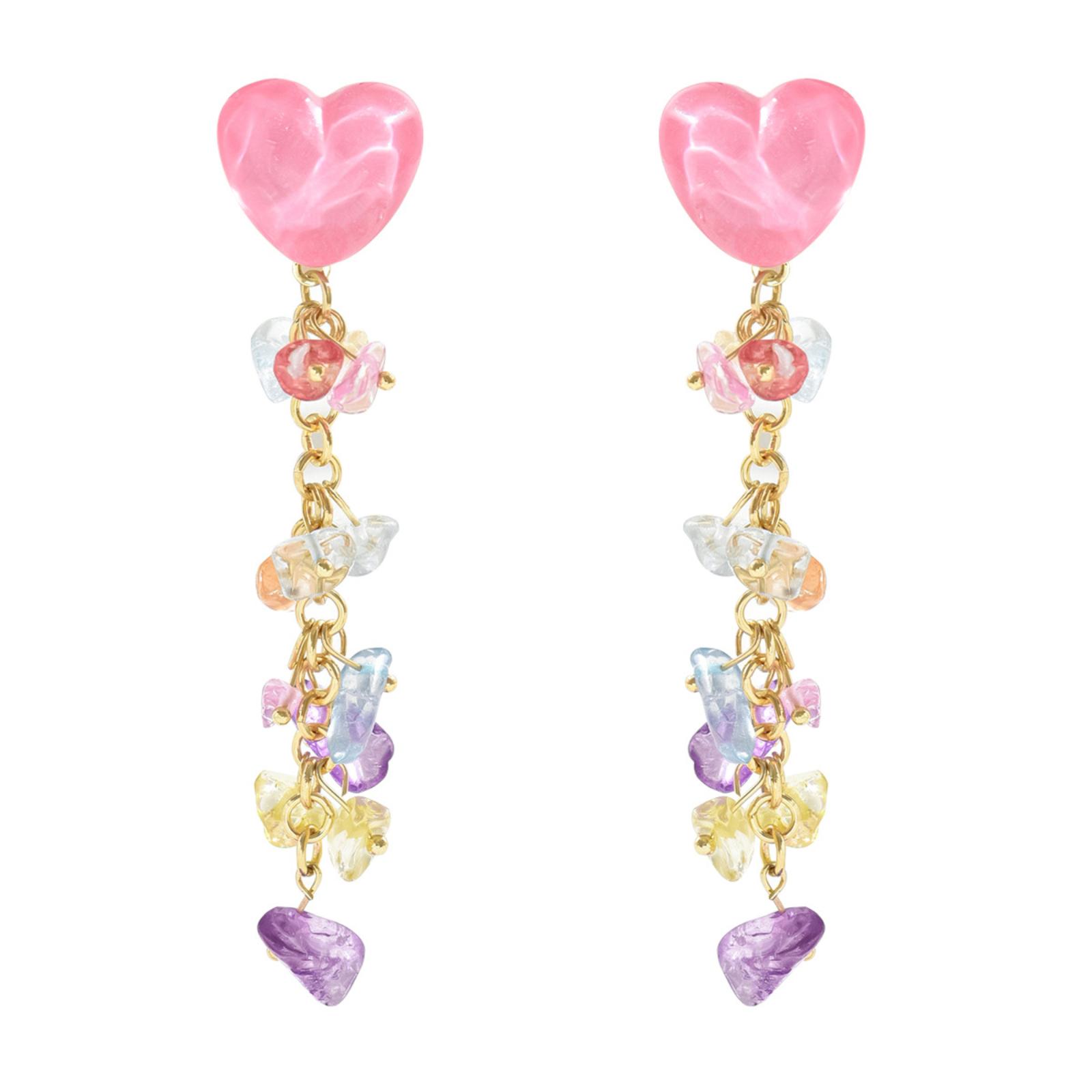 Минималистичные женские серьги с цветочным узором - Стильные преувеличенные серьги-пусеты из блестящего металла, Многоцветные - Уникальные серьги-пусеты из сплава One Size