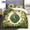 HarryPotter Pattern Bedding Quilt Set Quilt Cover Pillowcase Home Decoration Birthday Gift (1 * Duvet Cover + 2 * Pillowcase, Without Core)
