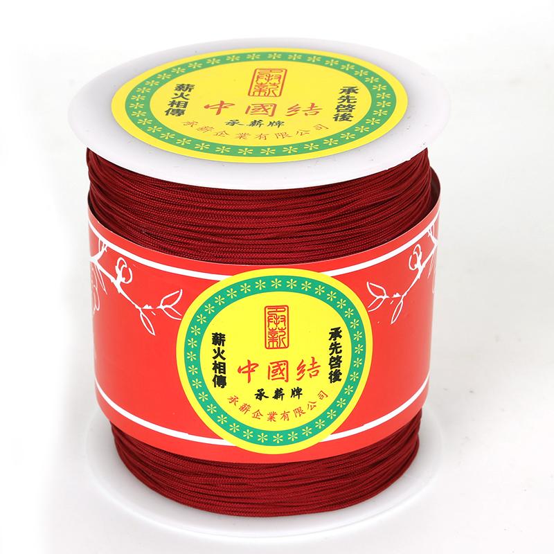 91-274Meter Cotton Cord Nylon Cord Thread String DIY Beading Braided Bracelet Jewelry Making
