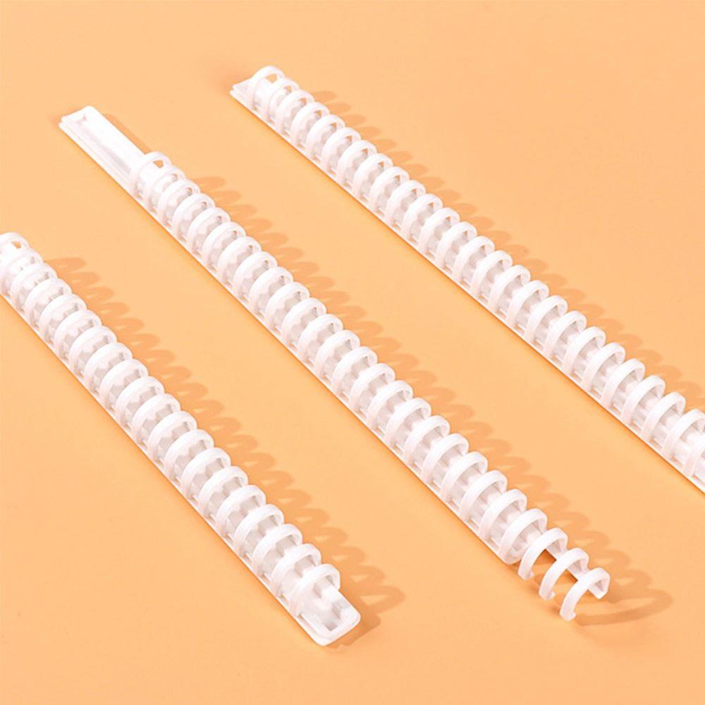 20/26 Hole Loose-leaf Binding Strip Drawing Rod Type Binding Clips  Album Binding Accessories