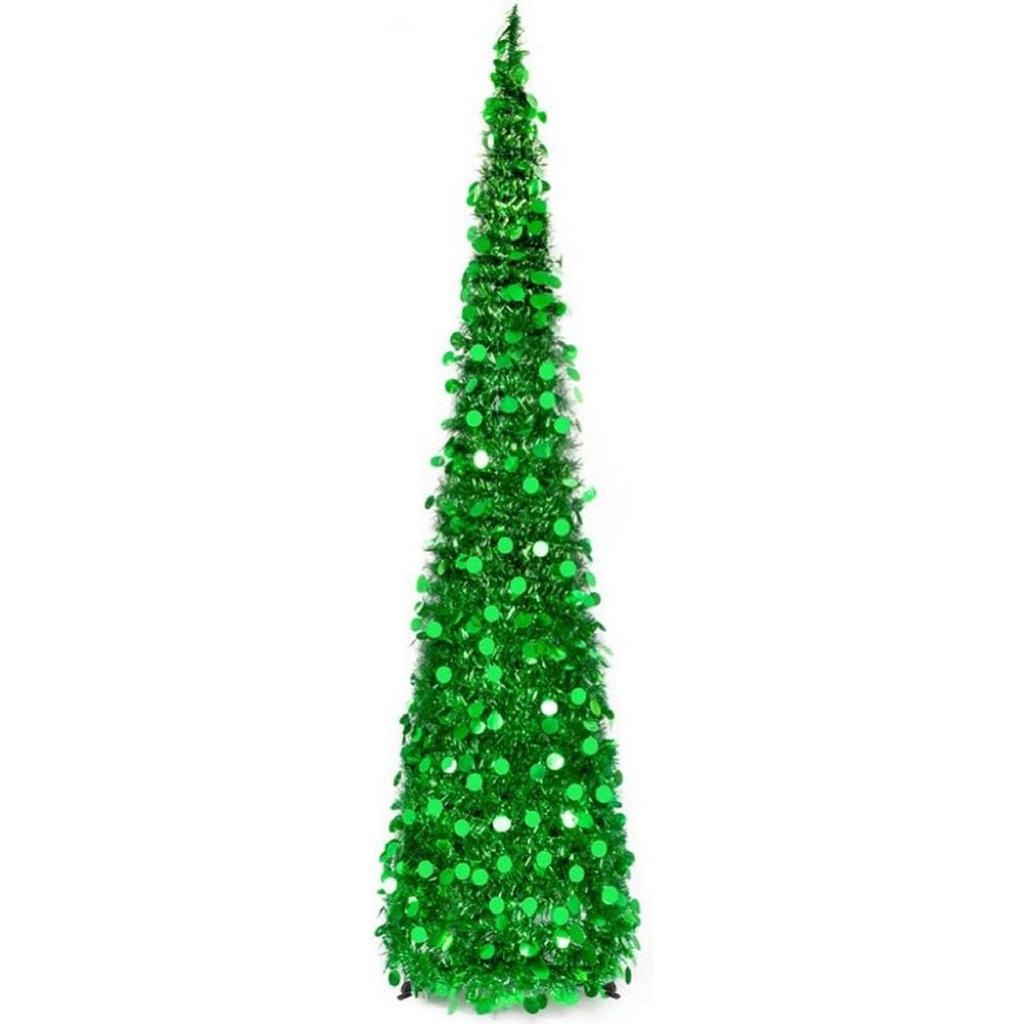 Scalable Foldable Woolen Grass Spiral Christmas Tree