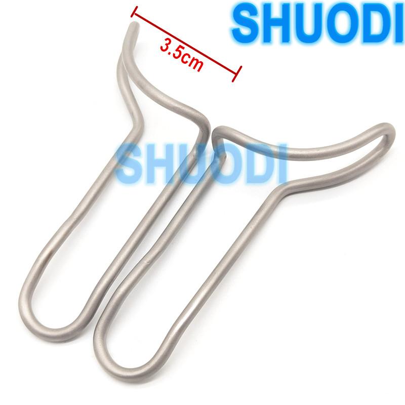 Dental Lip Cheek Retractor Otvírák úst Nerezová ocel Retraktor s polovičním rtem Mouth Gag Photograghic Tool Autoklávovatelný