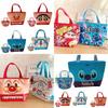 Stitch Cartoon Lunch Bag With Insulated Thermal Cooling Interior Durable Food Storage For Kids And Adults