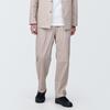 MUJI Easy Tuck Wide Pants AE0WTA4S Hellbeige XL Herren knitterfrei Herren Herren