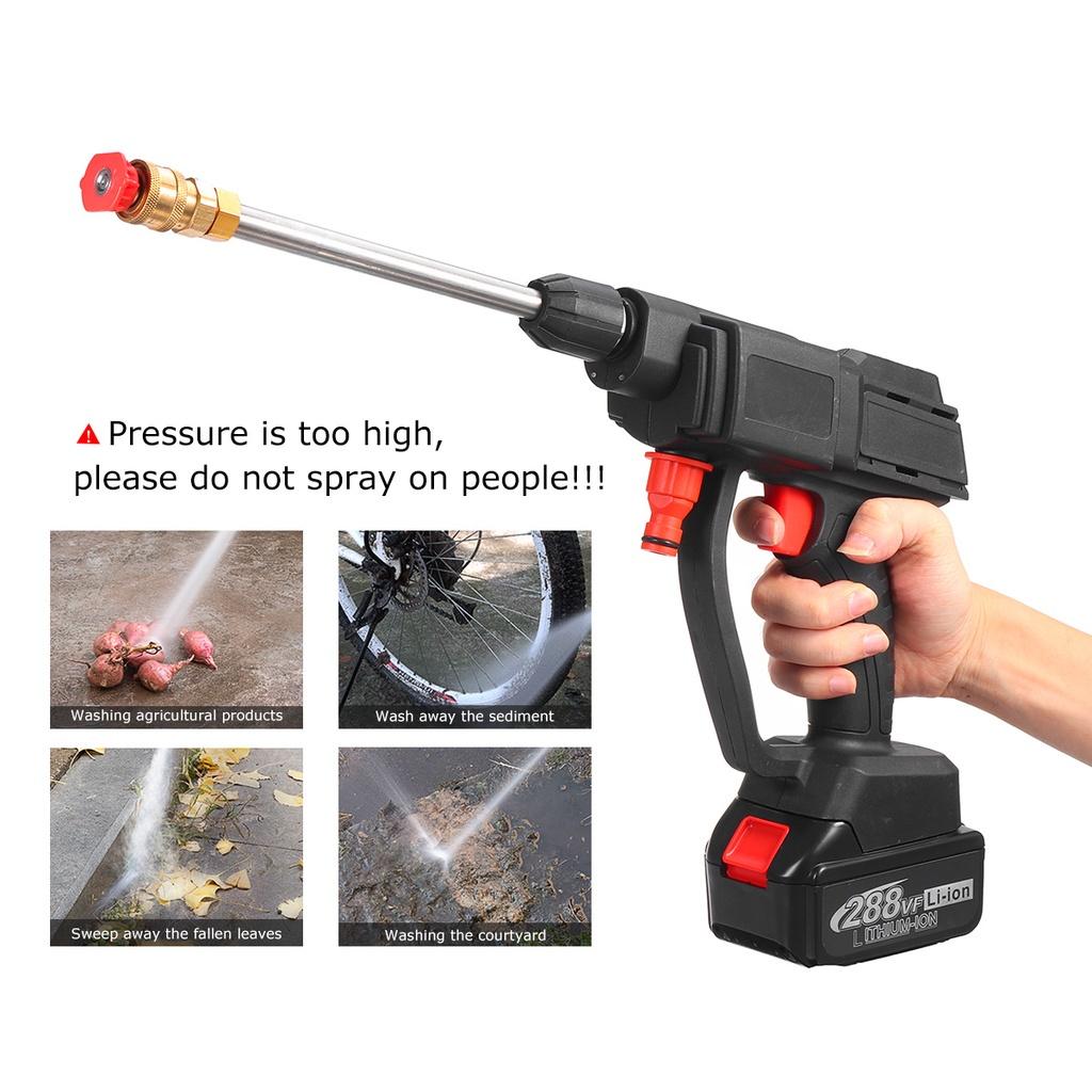 600W 20000mAH Wireless high pressure mini washer cleaner car wash gun foam machine for Car tools