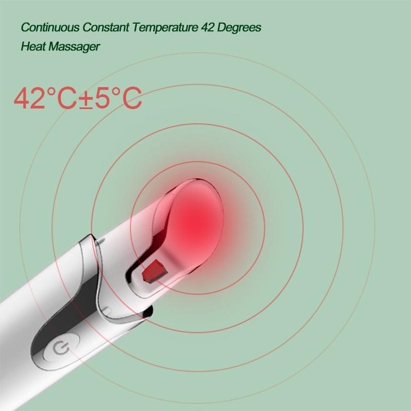 Eye Beauty Instrument Electric Hot Compress Eye Implantation Massage Instrument Red And Blue Light Home Eye Care Instrument