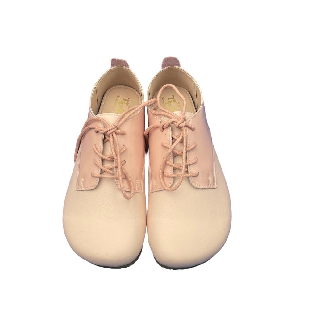 Sprinng Autumn Barefoot Genuine Leather Women Sneaker With Zero Drop Flat Soft Sole Wider Toe Box Light Weight