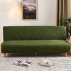 3D Embossed Jacquard Thick Sofa Cover Luxury Stretch Armless All-Cover Sofa Bed Dust Cover High-End Anti Scratch Couch Cover