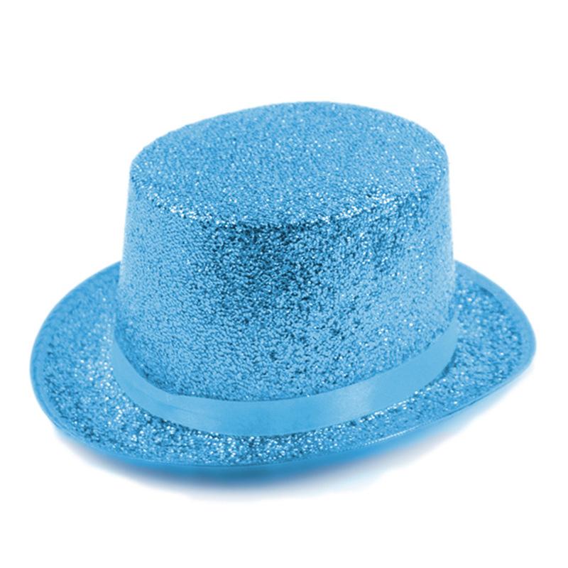 Lincoln Hat Flat Top Hat Jazz Hat Stage Performance Magician Hat Colorful Halloween Colorful Performance Hat
