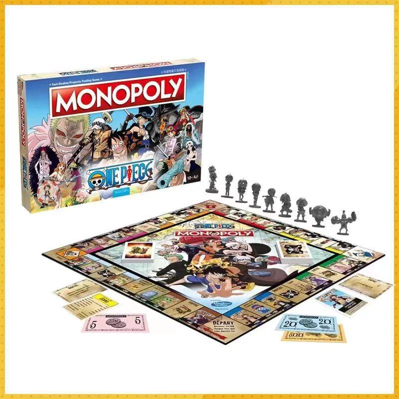 Exciting One Piece Monopoly English Board Game Card Set For Ages Seven To Thirty Five