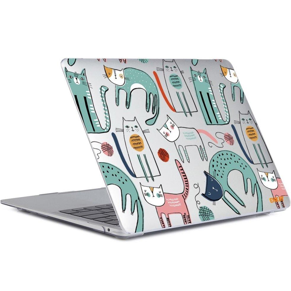 ENKAY HardShell case for MacBook Air 13 A2337 M1 A2179 A1932, Slim Cats