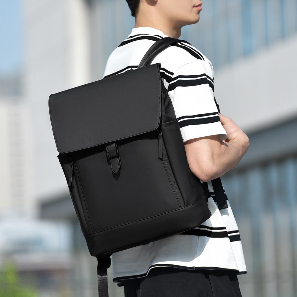 Schoolbag Fashion Business Men's Backpack Fashion High Value Large Capacity Backpack Casual Computer Bag Commuter Versatile School Bag