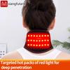 Tragbares Rotlicht-Nackenmassagegerät/Tiefenkneten für Halswirbelsäule/Trapezmuskel-Entspannung/3 Gänge Zeitgesteuerte Erwärmung/Heim-/Fahrgebrauch