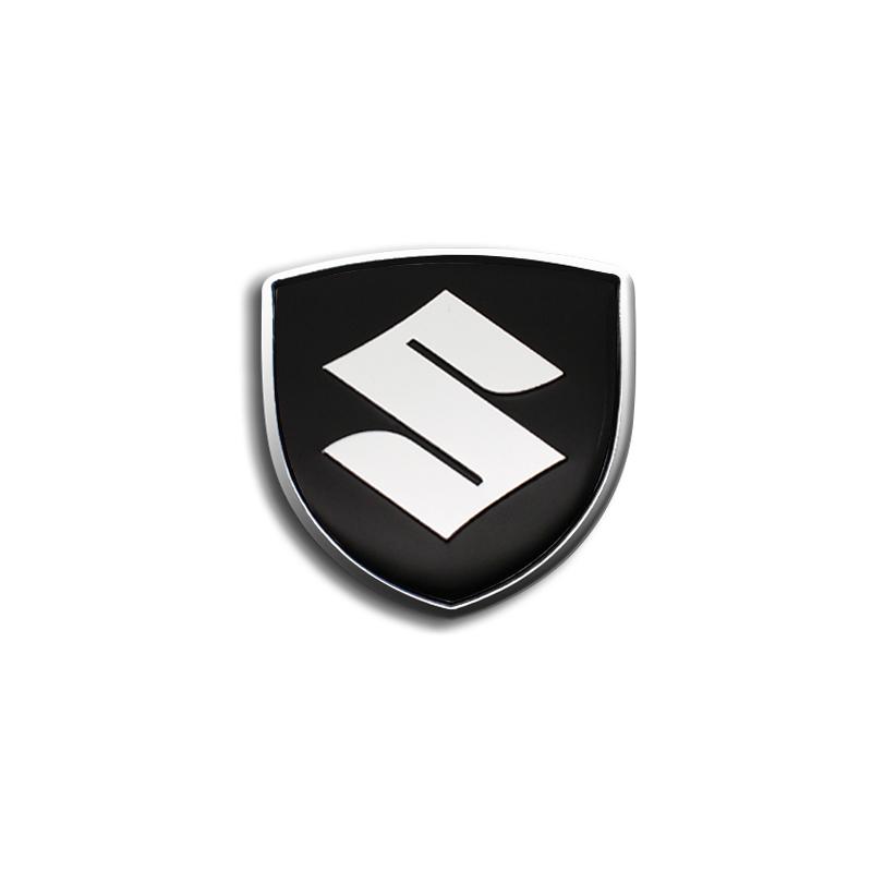 3D Metal Styling Badge Car Body Fender Decoration Shield Stickers For Suzuki Swift Jimny Vitara Samurai Baleno Alto Antelope SX4
