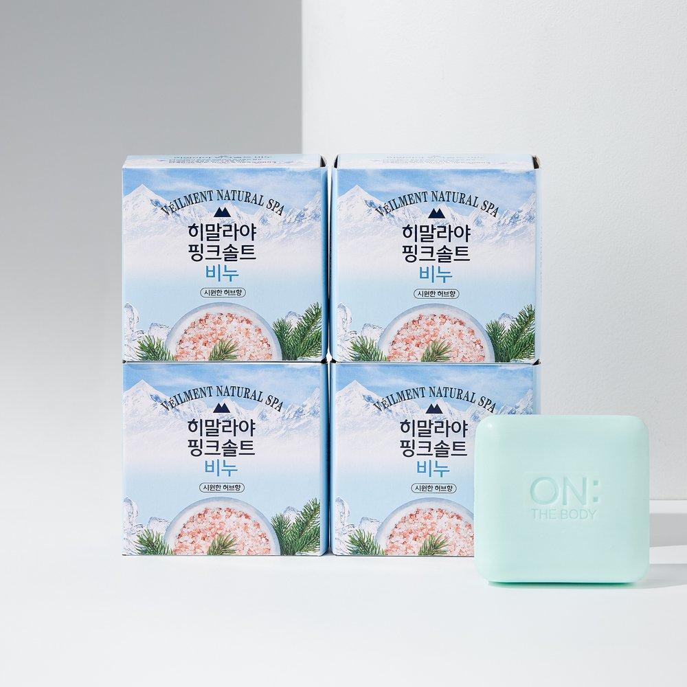 

ON THE BODY Spa Cooling Herb Soap 90g*4