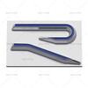 AOYES1 R Logo Emblem Car Metal Body Tail Trunk Sticker Accessories For Volkswagen VW GTI Rline Polo Golf MK8 Touareg Passat Magotan CC
