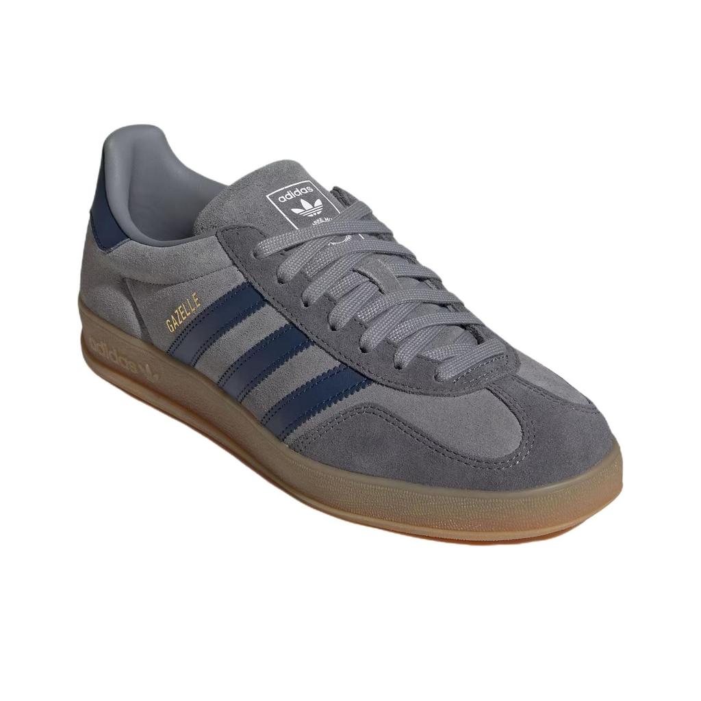 Adidas Gazelle Indoor Grey Night Indigo Unisex Sneakers Grey-Five JQ8397