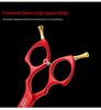 6.5" Colored Pet Grooming Scissors - 9cr18 Stainless Steel, Cat/Dog Hairdressing Shears, Customizable Logo/Pattern