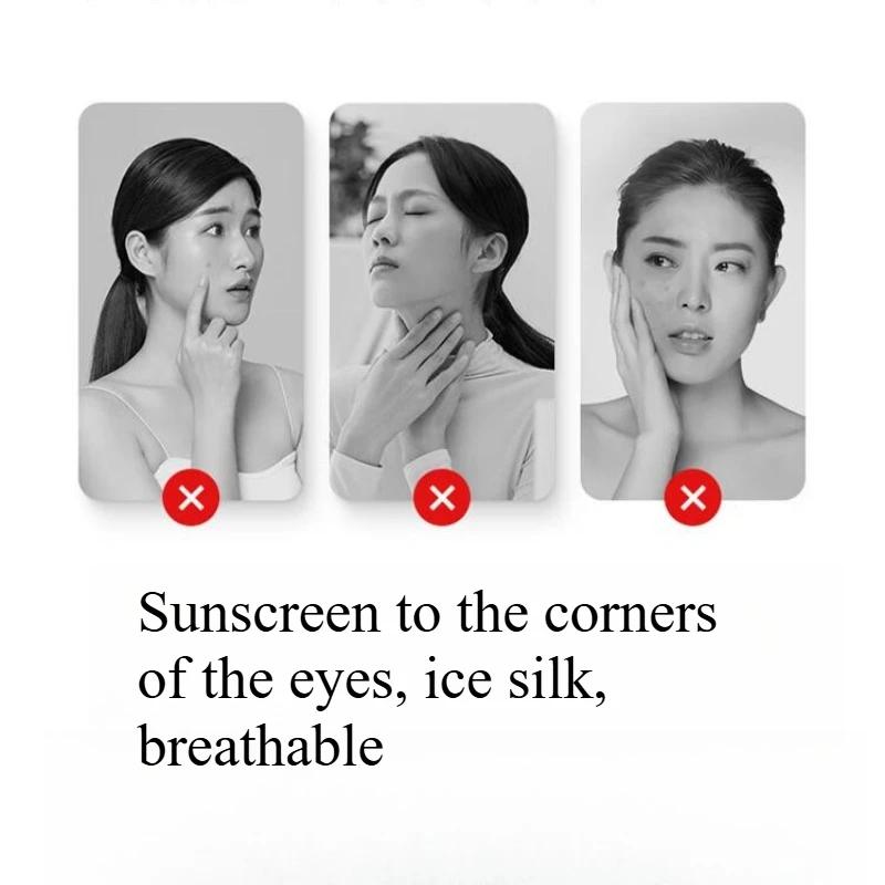 3/10PCS Ice Silk Masks Washable Anti Dust Allergies Mask Travel Reusable Adjustable Earloop Strap Support Long-time Usage Cotton