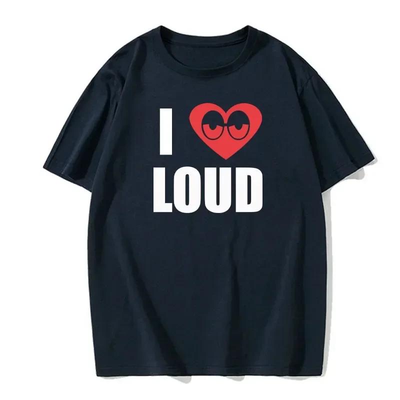 Summer Men Chief Keef I Love Loud Same Style T-Shirt 100 Cotton Tops Tees Male Fashion Short Sleeve Clothing Harajuku Streetwear
