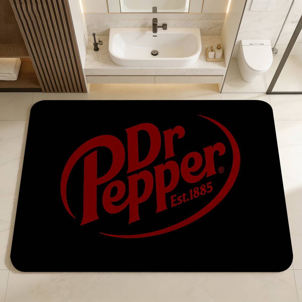 D-Dr P-Peppers Bathroom Mat Anti-slip Absorb Water Long Strip Cushion Bedroon Mat Welcome Doormat