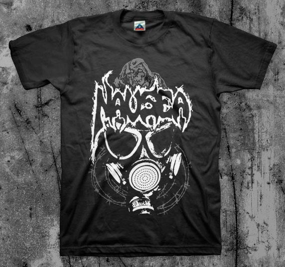 Nausea (L.A.) Gasmask T shirt Unisex T-Shirt S