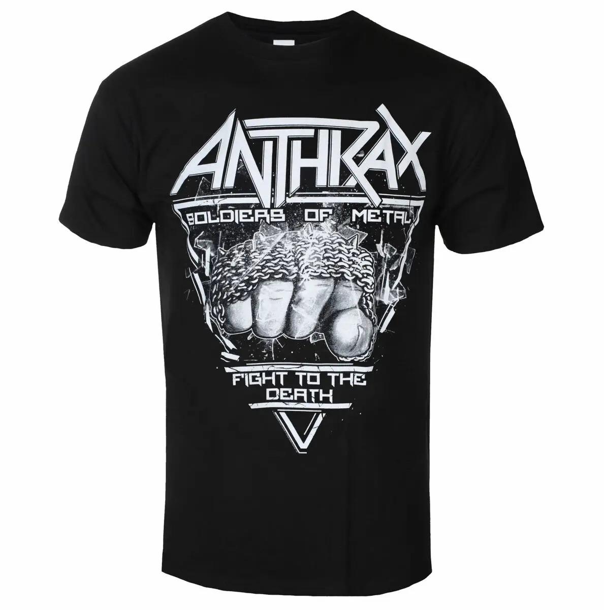

Rare Anthrax Band Graphic Cotton Tshirt Unisex Summer Short Sleeve Fashion Brand Tee Luxury Casual Vintage Retro Top M