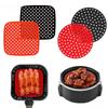 Silicone Air Fryer Liner Non-Stick Steamer Pad Air Fryer Accessory Kitchen Baking Liner Cooking Utensils Air Fryer Baking Paper