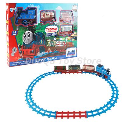 Thomas y sus Amigos Plástico Eléctrico Brillante Vapor Thomas Tren Pista set Montaje Niños Niño Rompecabezas Regalo de Navidad