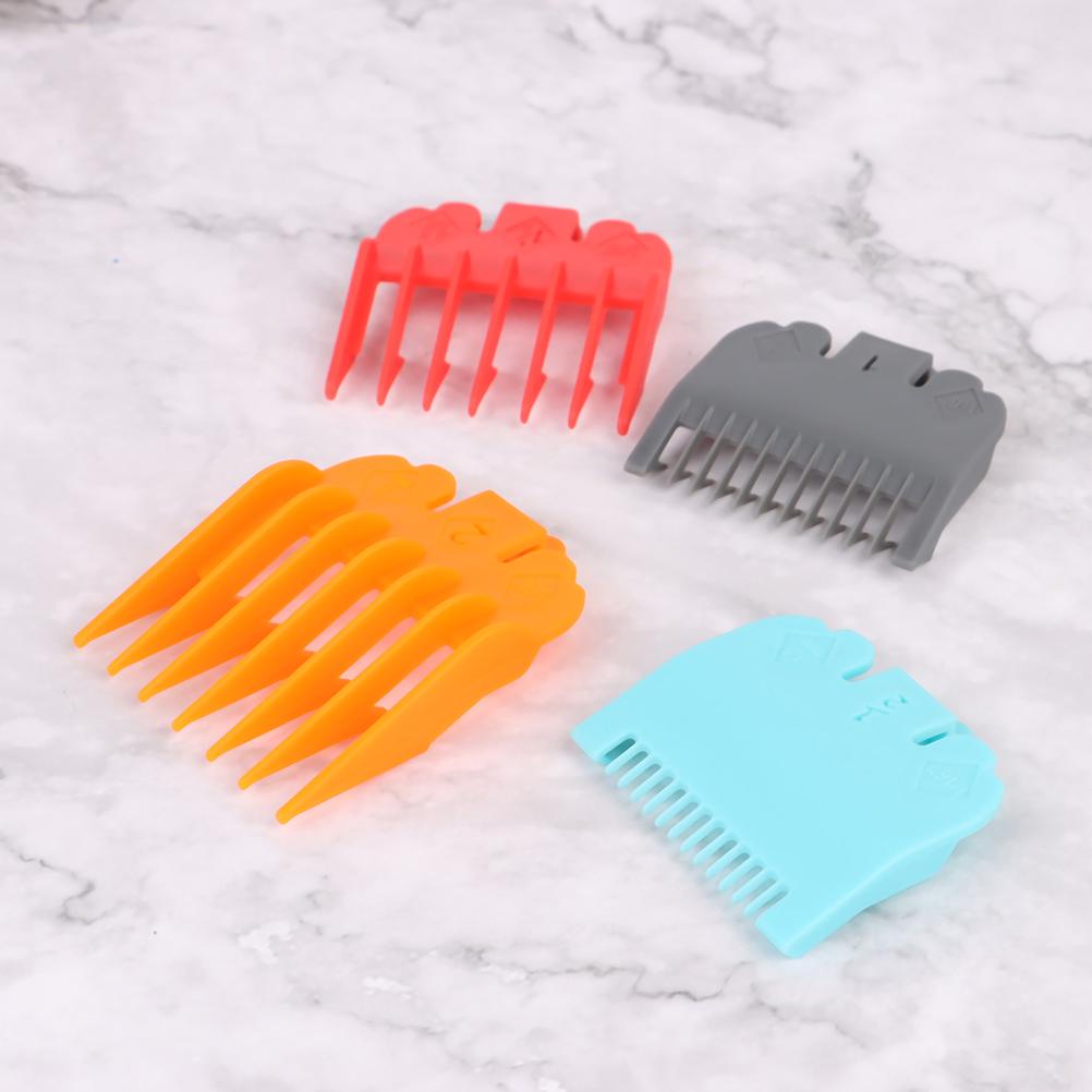 10Pcs Barber Shop Styling Comb Sets Clipper Hair Limit Comb Trimmer Attachment
