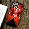 Shaman King Handyhülle Für iPhone 17,16,15,14,13,12,11 Plus,Pro Max,XS,Farbig Versilberte Innenabdeckung