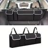 Temu Multifunctional Car Seat Back Organizer - Oxford Cloth Hanging Storage Bag