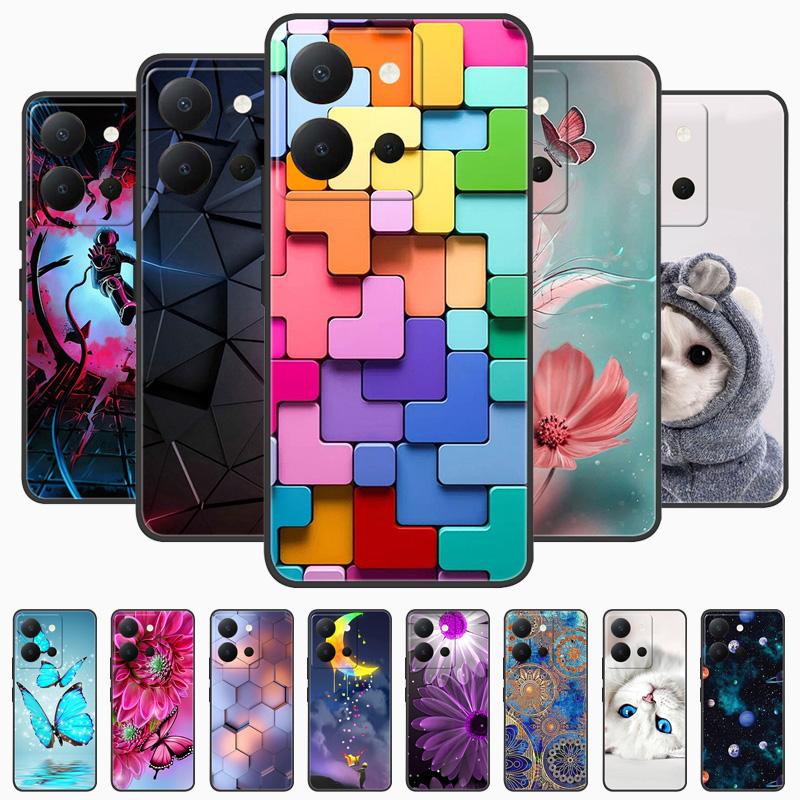 For Vivo Y36 4G Case VivoY36 Y 36 Lion Wolf Silicone Soft Back Cover For VivoY36 4G Russian Version Phone Case Protective Shell