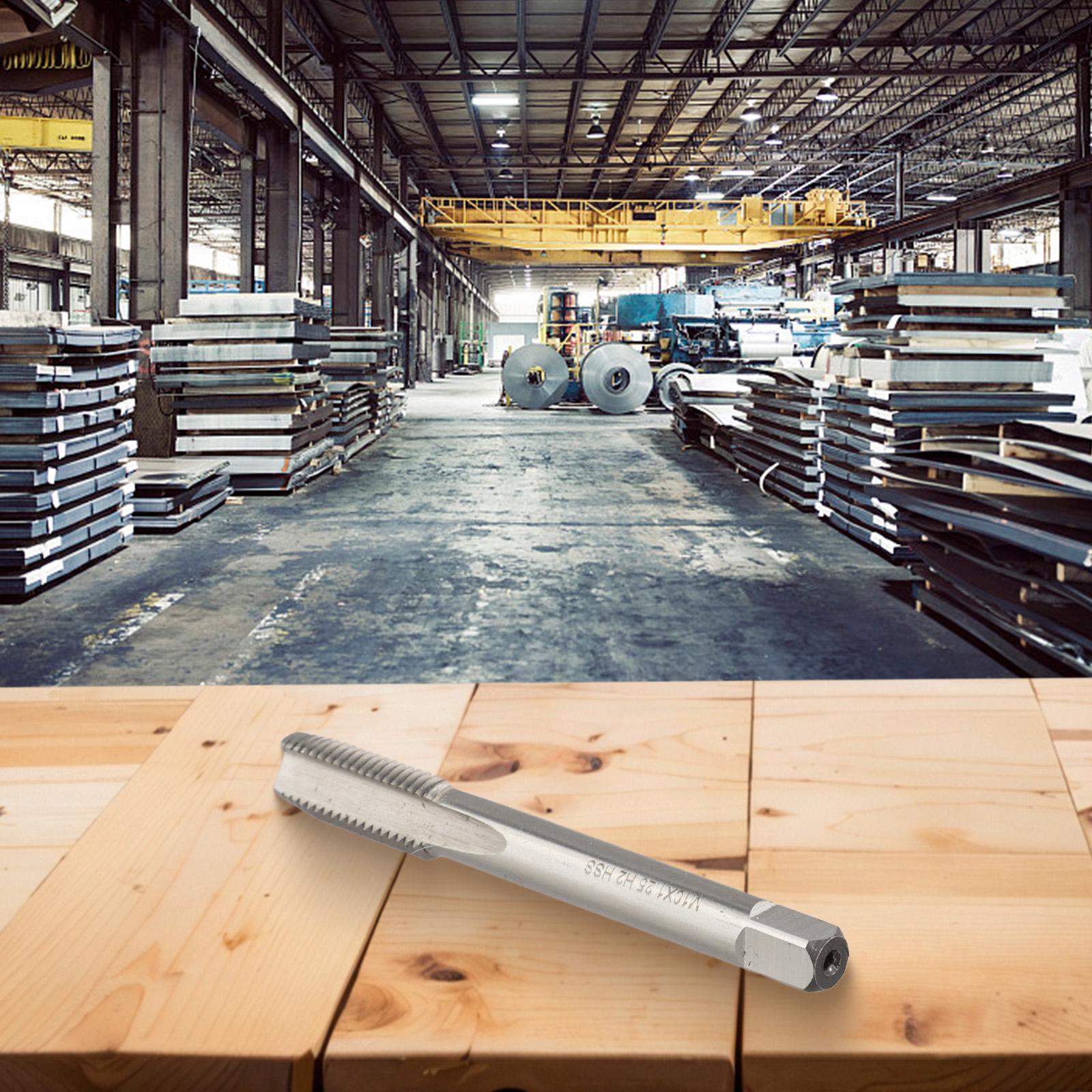 Metalworking Accessory Metric Left Hand Machine Tap M10 x 1 25mm Threading Tool with High Speed Steel Construction China Mainland