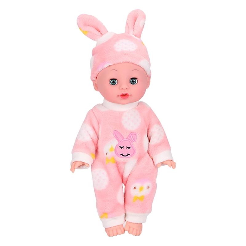 Reborn Baby Dolls Realistic Vinyl Body 13 inch Soft Baby Sleep Boy Girl with Clothing Gift Set for Ages 3years+