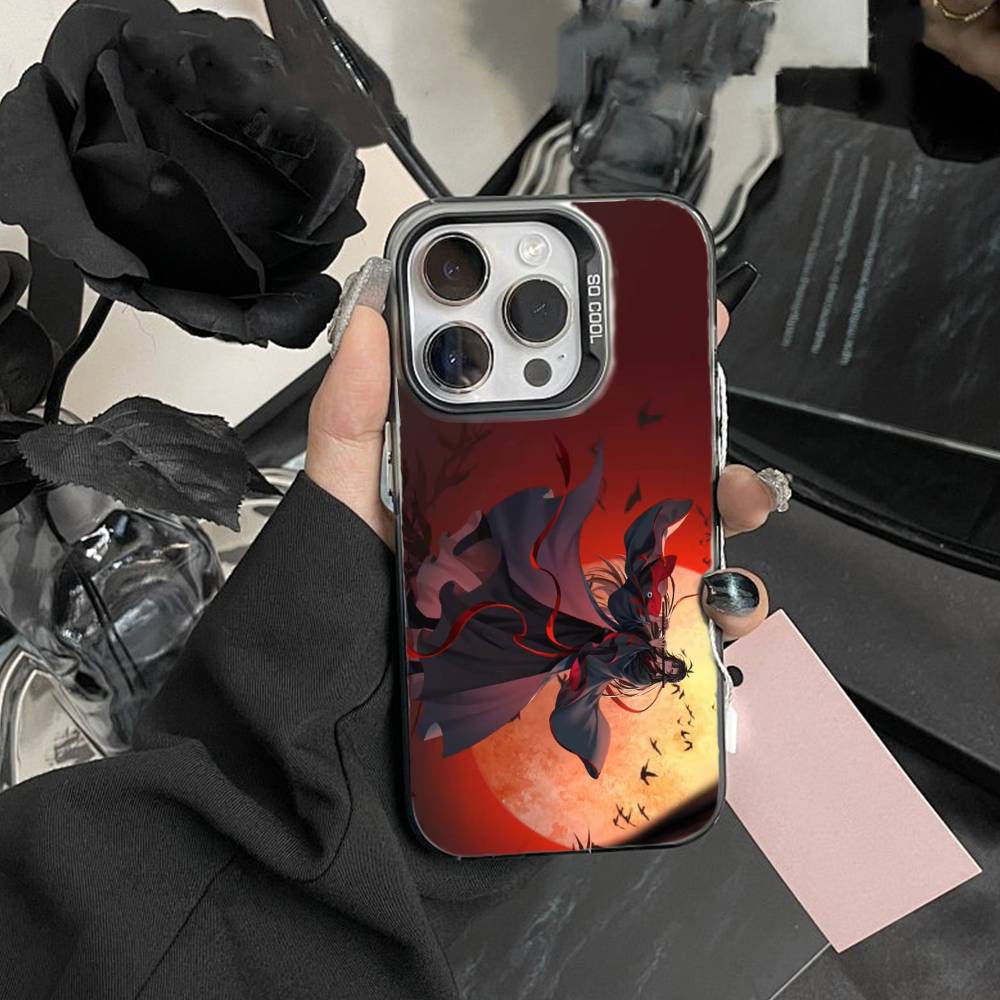 Чехол для телефона «Грандмастер U-Демоническое Культивирование» для iPhone 17, 16, 15, 14, 13, 12 Pro Max Черный Конфетный Матовый Ударопрочный Чехол iPhone13PRO