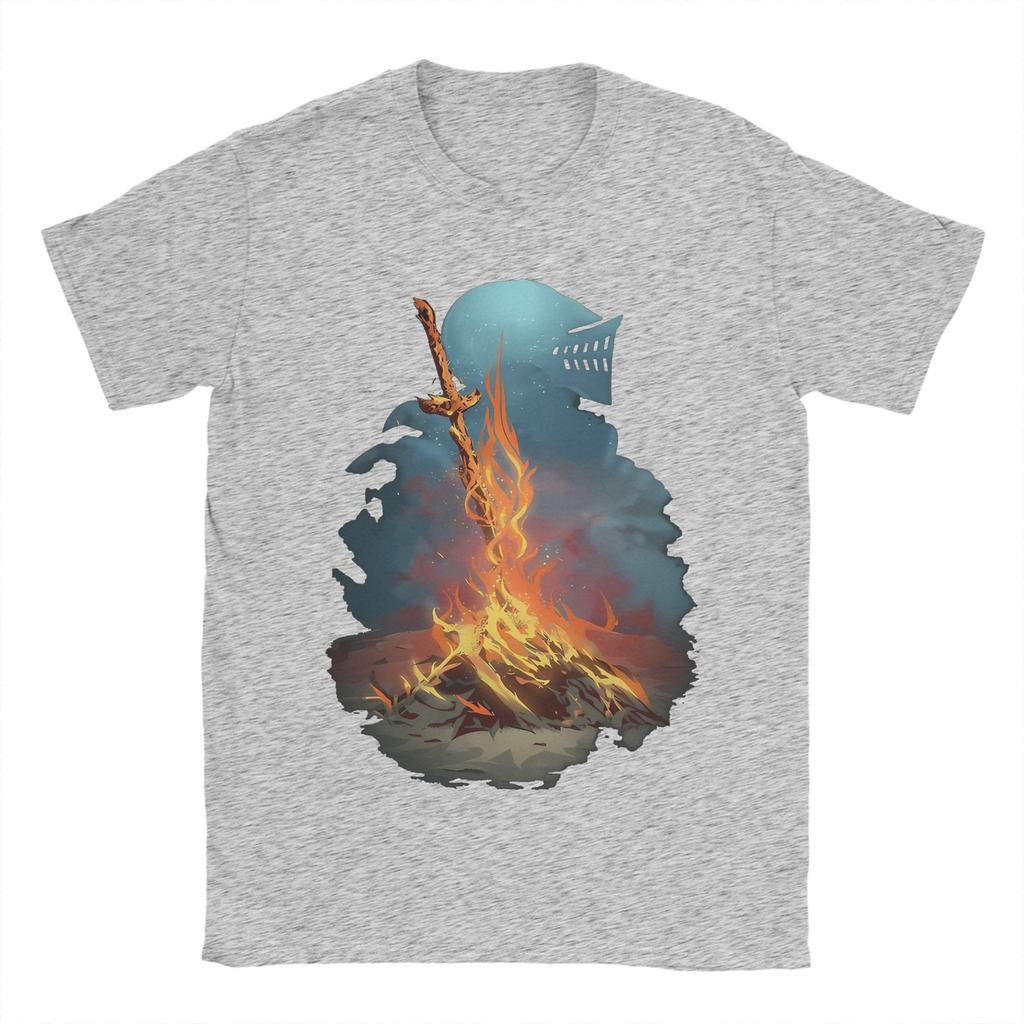 Darks Game Soulsd Sun Gwyndolin Mens T Shirts Humor Tee Shirt Short Sleeve O Neck TShirts Cotton Summer Clothes