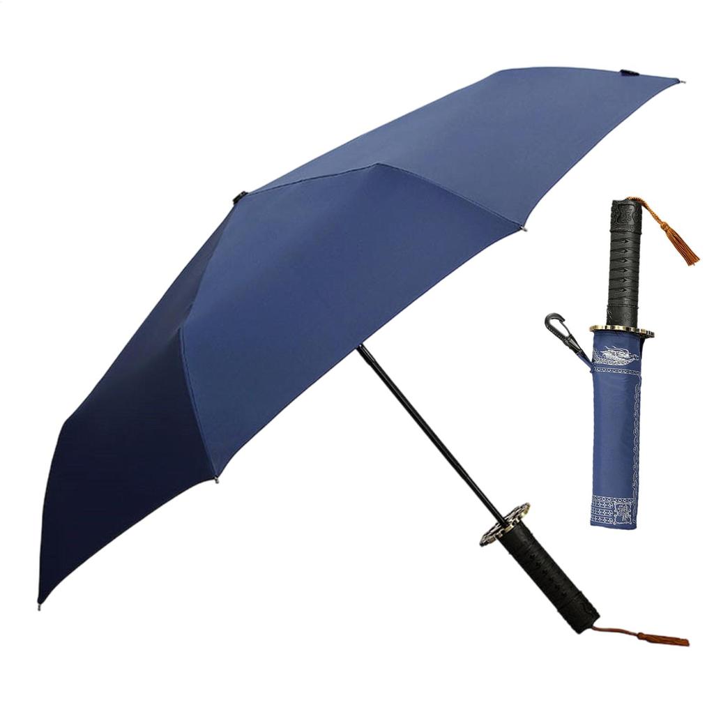 Automatic Folding Umbrella Windproof Anti-UV Shade With Handle Portable Thickened Foldable Umbrella For Men Women Rain Sun