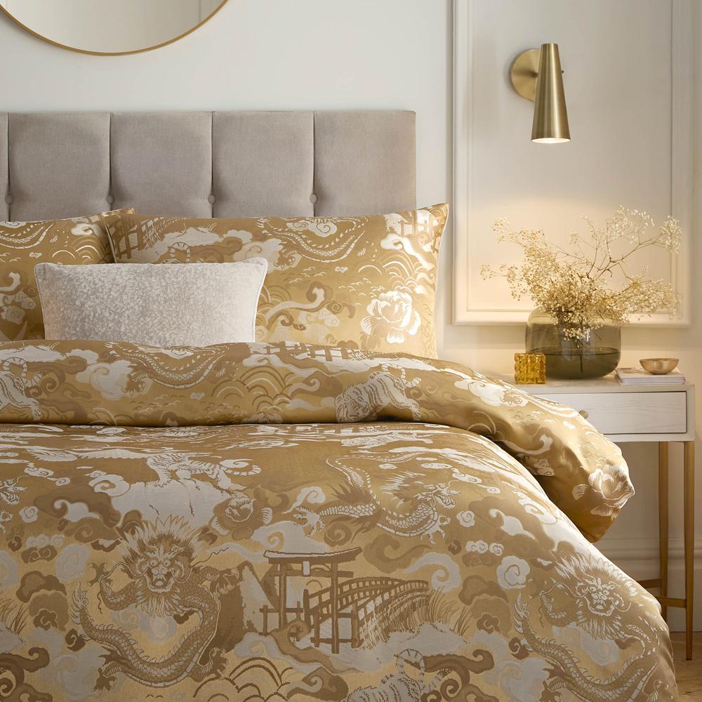 Paoletti Baransu Reversible Jacquard Duvet Cover Set