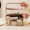 Transparent PU Cosmetic Bag Multi-functional Makeup Bag Practical Cosmetics and Jewelry Bag  Travel