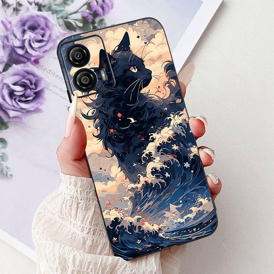 Fashion Painting Case For Motorola Moto G53 G73 Soft Silicone TPU Phone Cases For MOTO G53 G73 5G Back Covers Bumpers