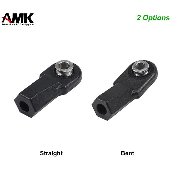 AMK SCX10 M4 RC Link Rod Ends 4mm Tie Rods Joints with 7mm Pivot Ball 1/8 1/10 Crawler Universal Building Kit for TRX6 D90 TF2 CC01 Gen7 Gen8 TRX4