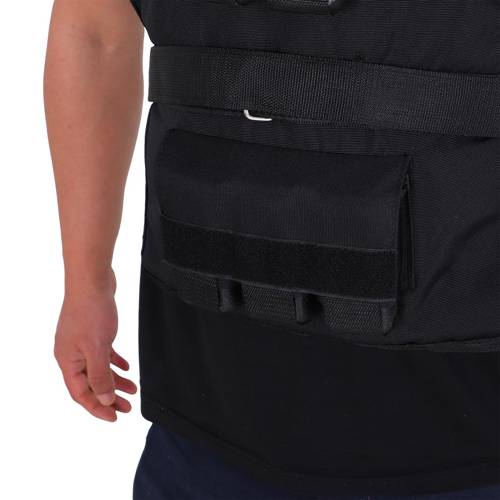 Gewichtsweste 15 KG / 20 KG / 30 KG Verstellbare Trainingsweste mit herausnehmbaren Gewichten Laufweste für Damen Herren zum Muskelaufbau Krafttraining